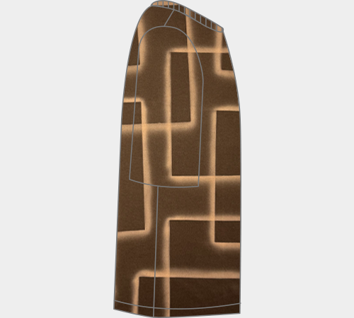 Color: Brown Block Fade