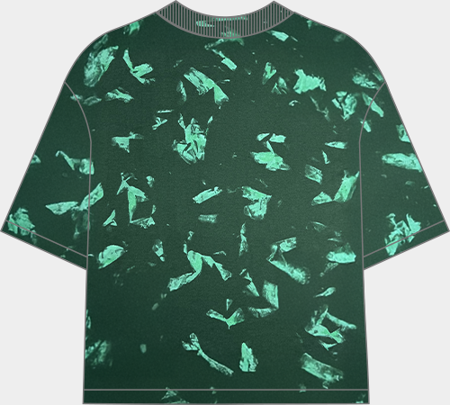 Color: Dark Green Splatter Wash