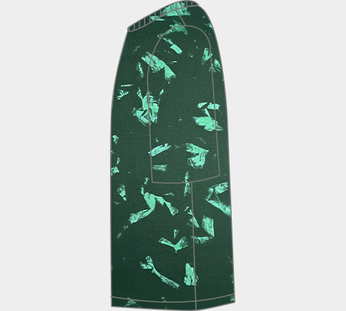Color: Dark Green Splatter Wash